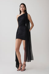 Asher Mini Dress - Black