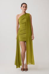 Asher Mini Dress - Olive