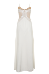 Bray Knit & Lace Maxi Dress - Ivory
