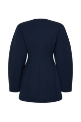 Beatrice Blazer Mini Dress - Navy