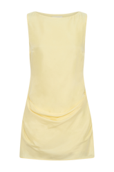 Bexley Draped Mini Dress - Butter