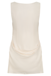 Bexley Draped Mini Dress - Ivory