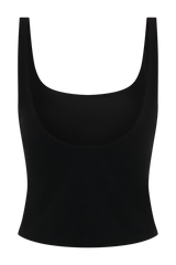 Blanca Stretch Crepe Cami Top - Black