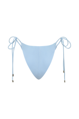 Blossom Side Tie Bikini Bottom - Pale Blue