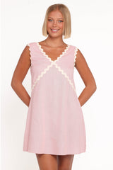 Lark Mini Dress - Pink