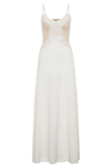 Bray Knit & Lace Maxi Dress - Ivory
