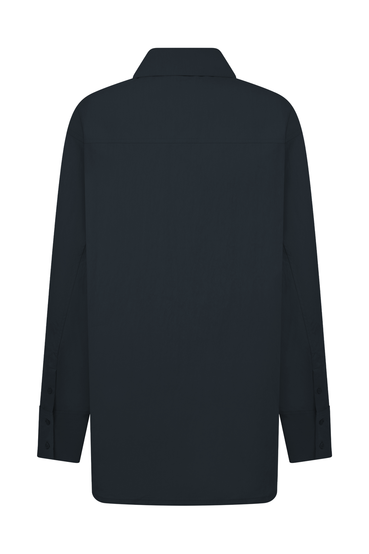 Campbell Cotton Oversized Shirt - Navy