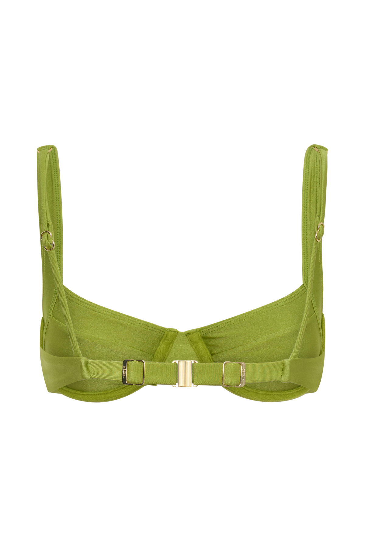 Abra Underwire Apex Bikini Top - Green