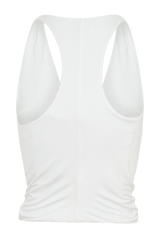 Alessandra Slinky Ruffle Top - Ivory