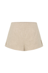 Anahita Linen Short - Natural