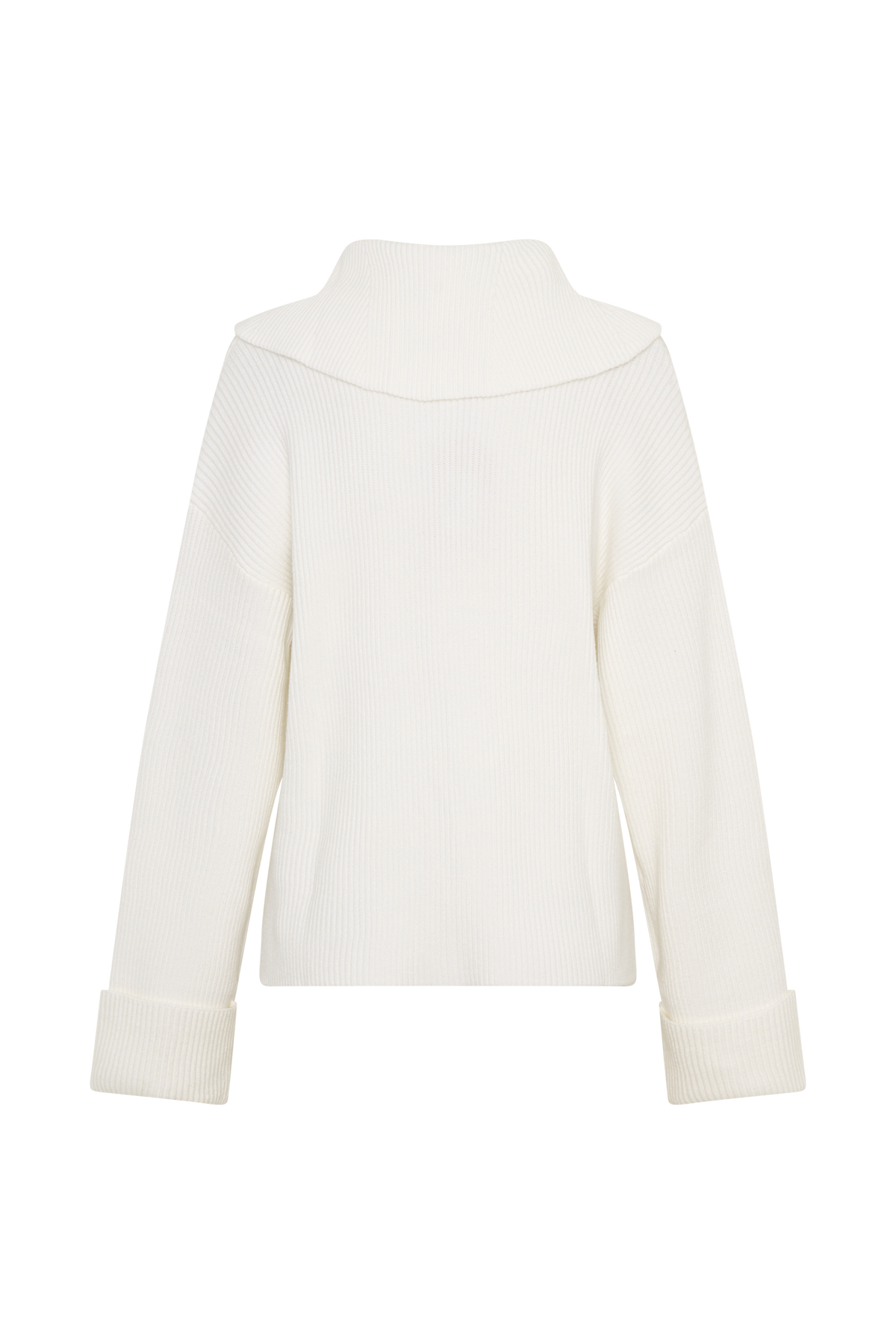 Bianka V Neck Knit Jumper - Off White