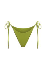 Blossom Side Tie Bikini Bottom - Green
