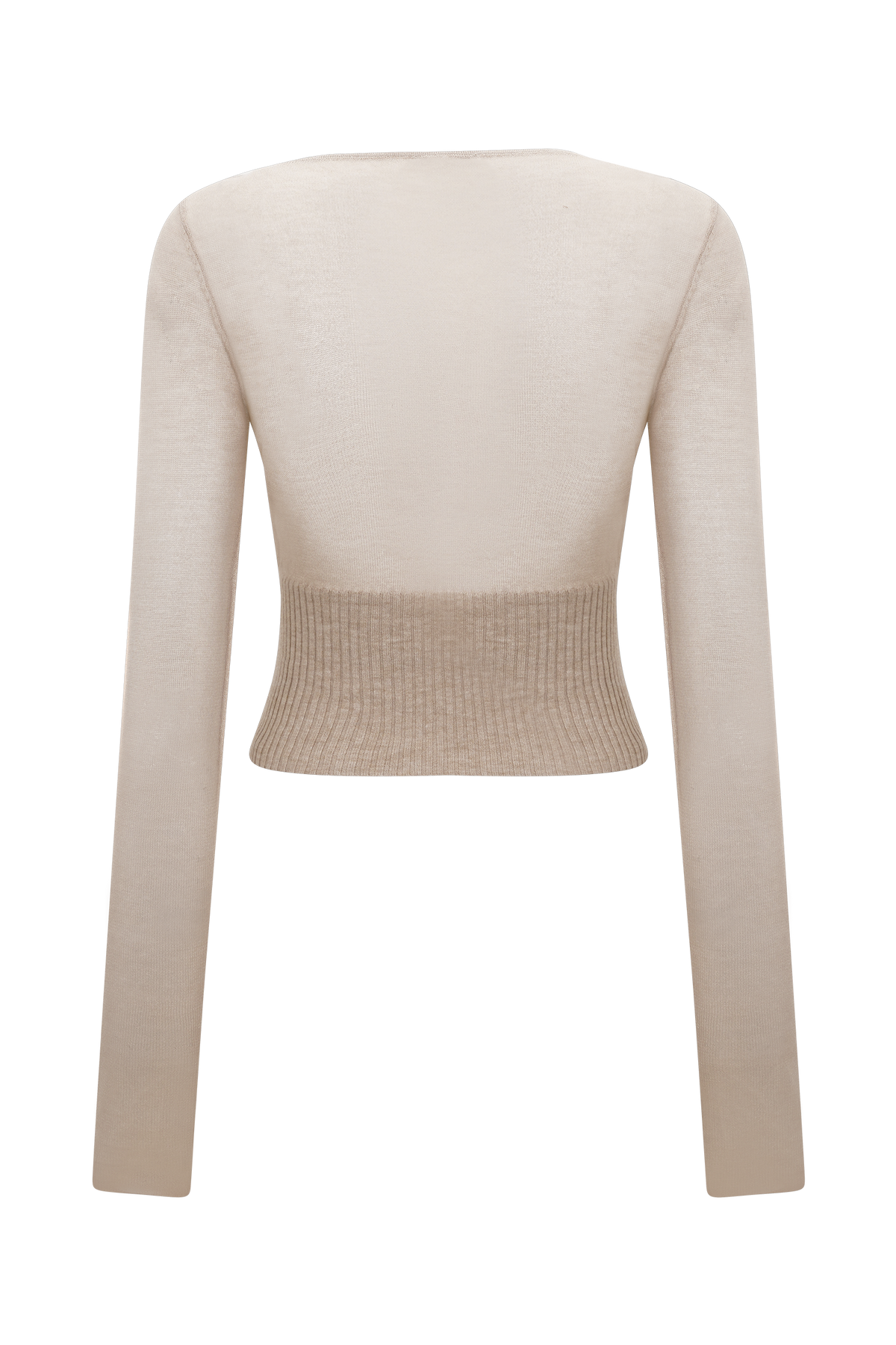 Brionee Silk Blend Knit Top - Sand