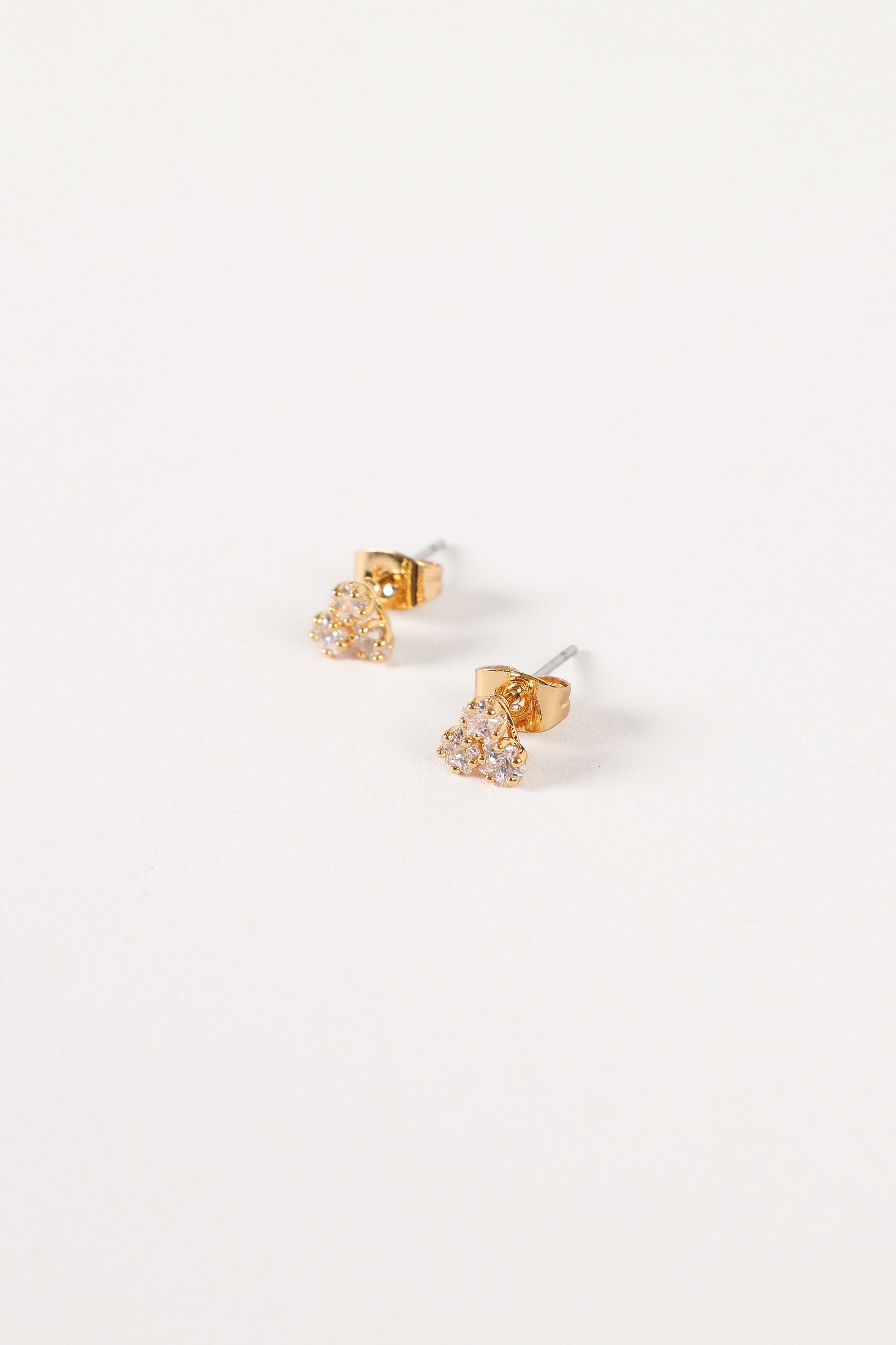 Janey Stud Earrings - Gold