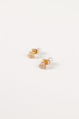 Janey Stud Earrings - Gold