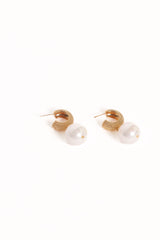 Luciana Earrings - Gold/Pearl