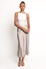 Corrina Midi Skirt - Stripe