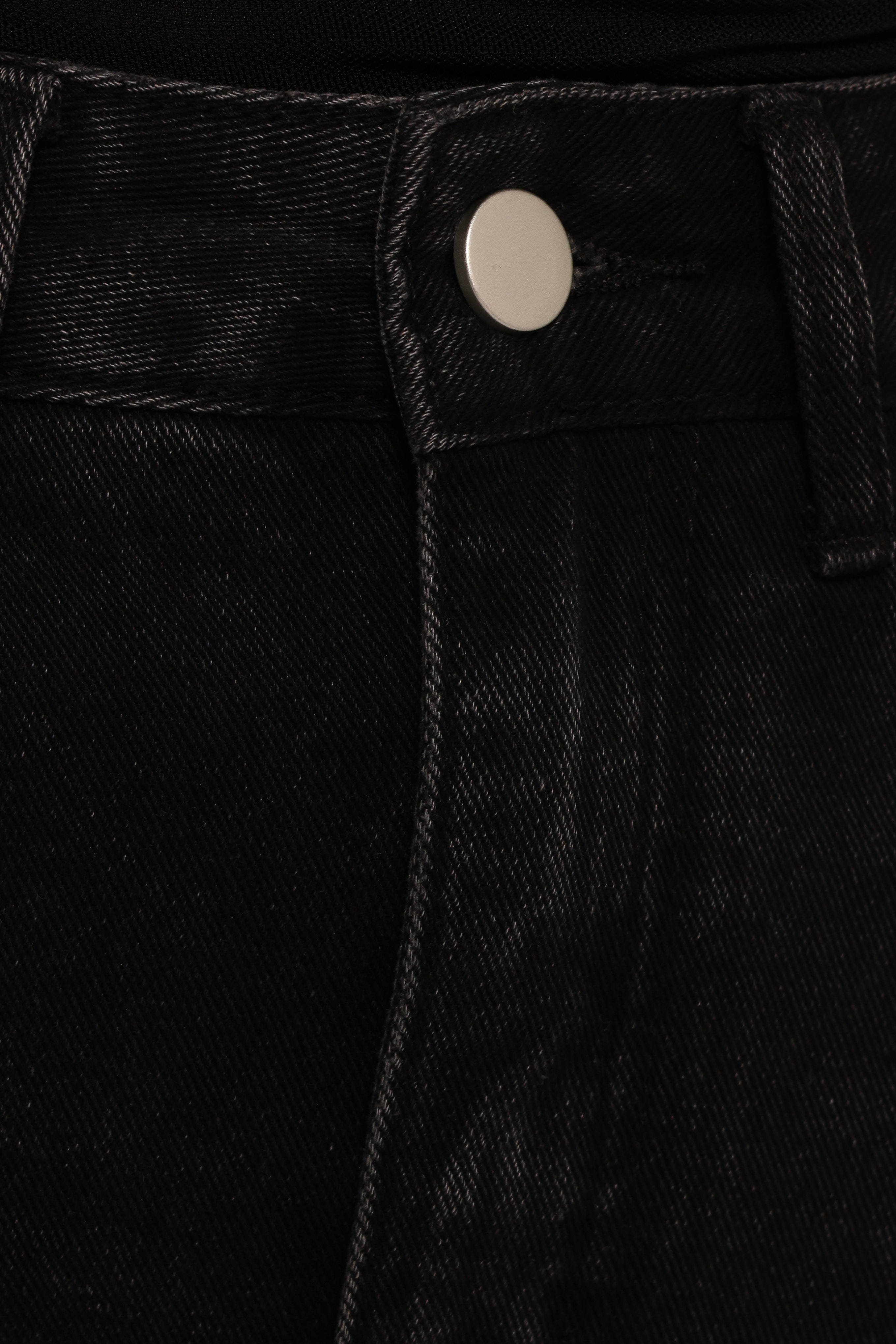 Dana Denim Midi Skirt - Black Wash
