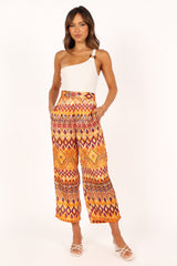 Marigold Wide Leg Pants - Tan