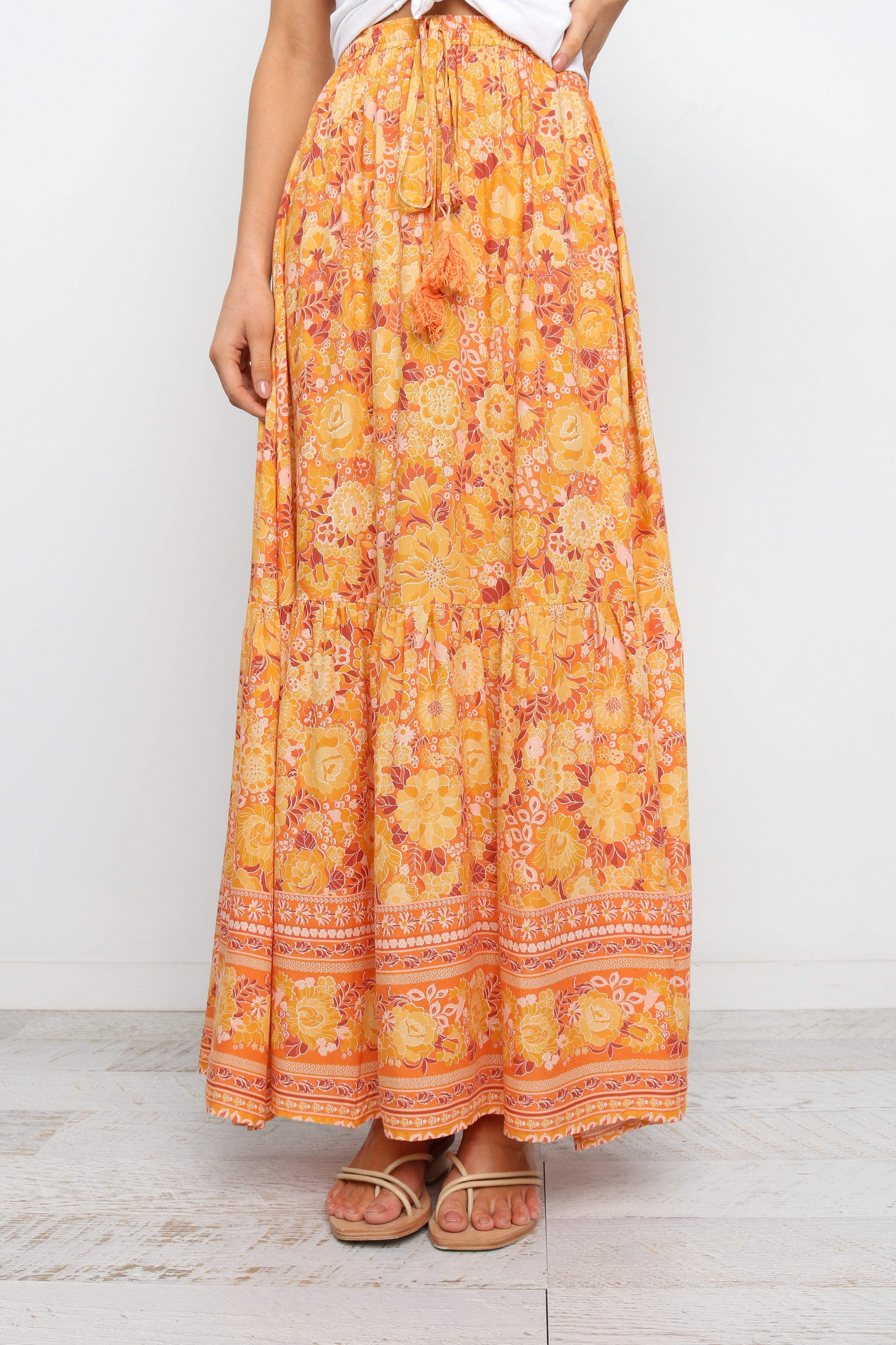 Nyasa Skirt - Orange