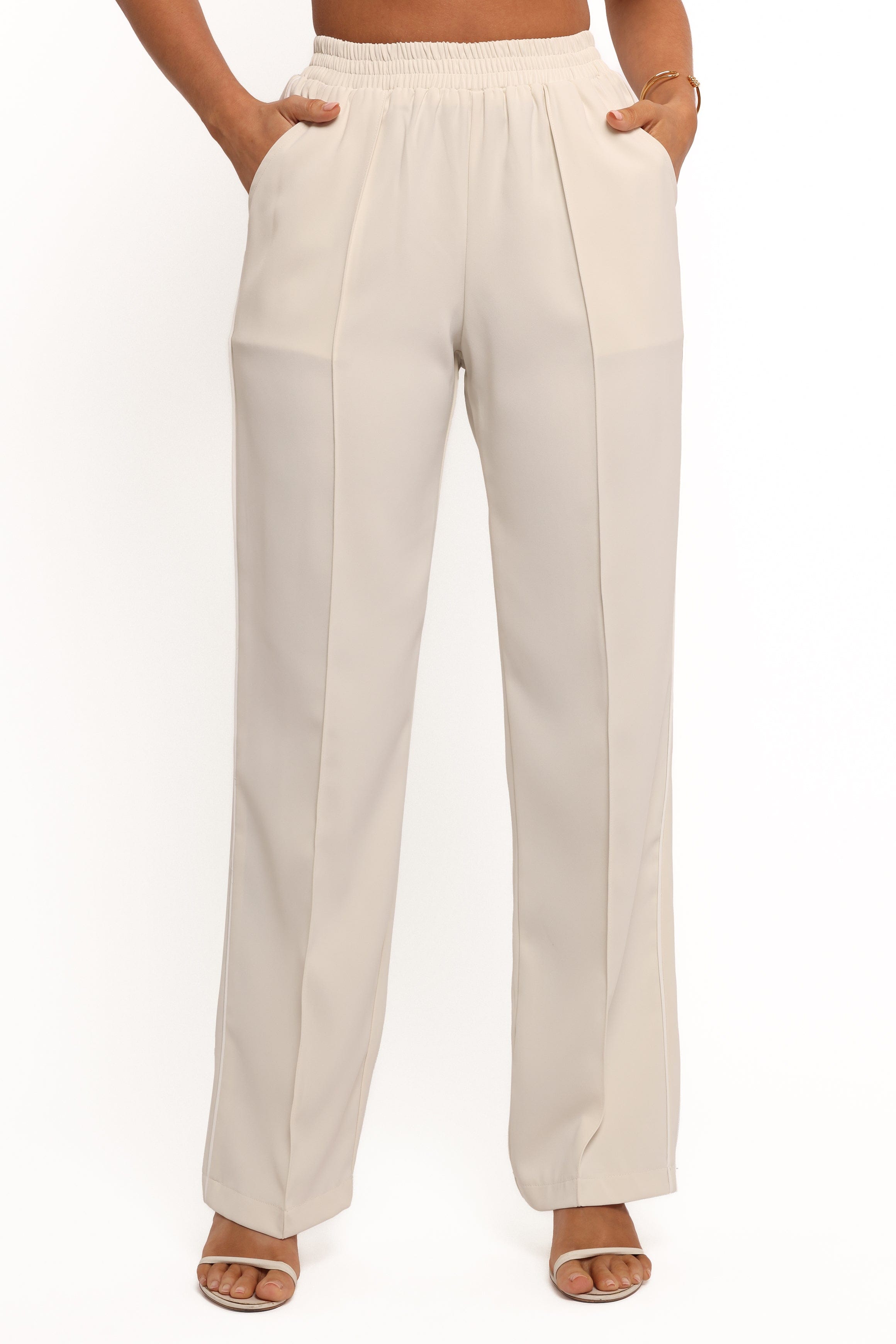 Roben Pants - White Cream