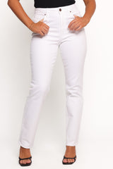 Willa High Rise Straight Leg Jeans - Halo