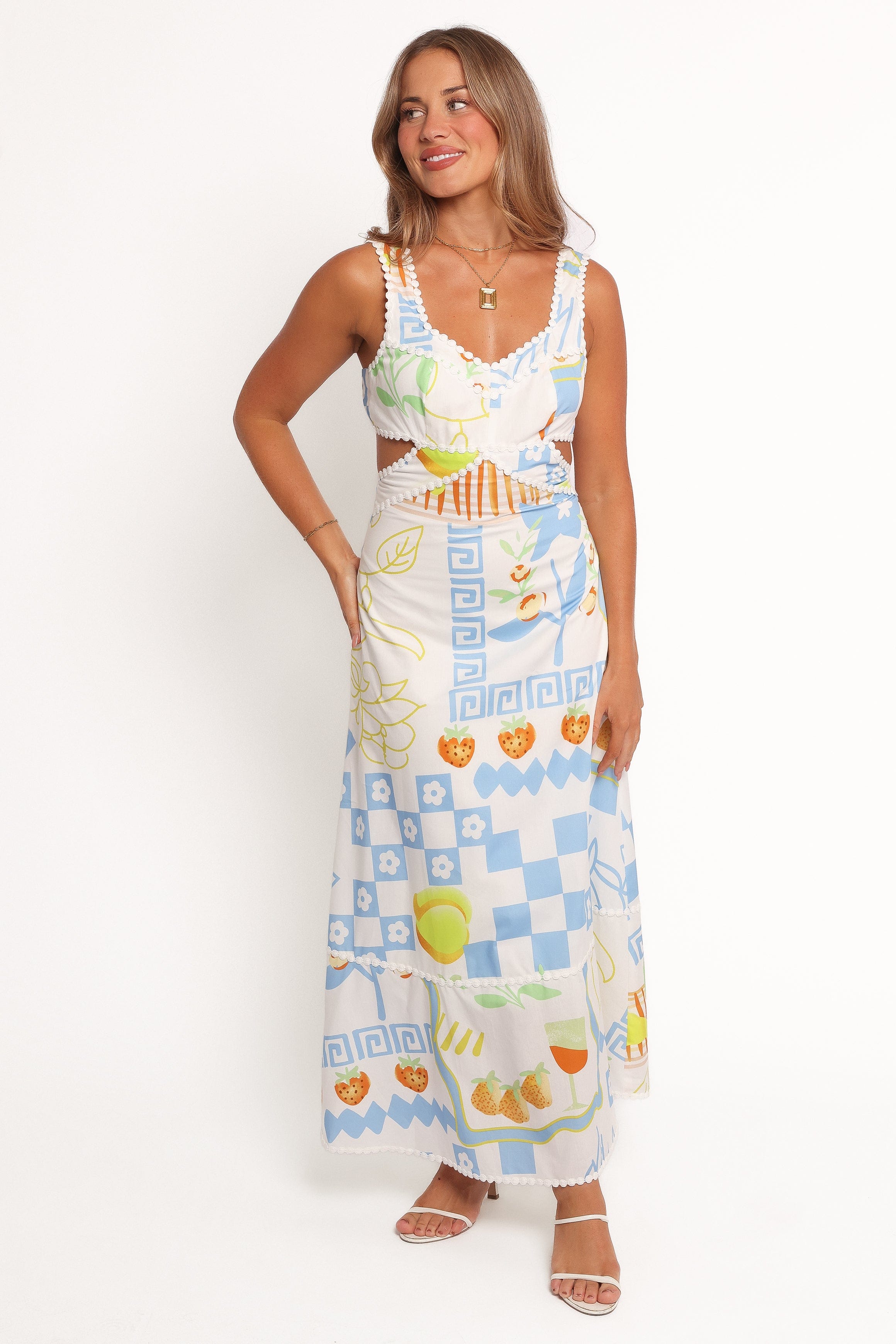 Janina Maxi Dress - Multi Print