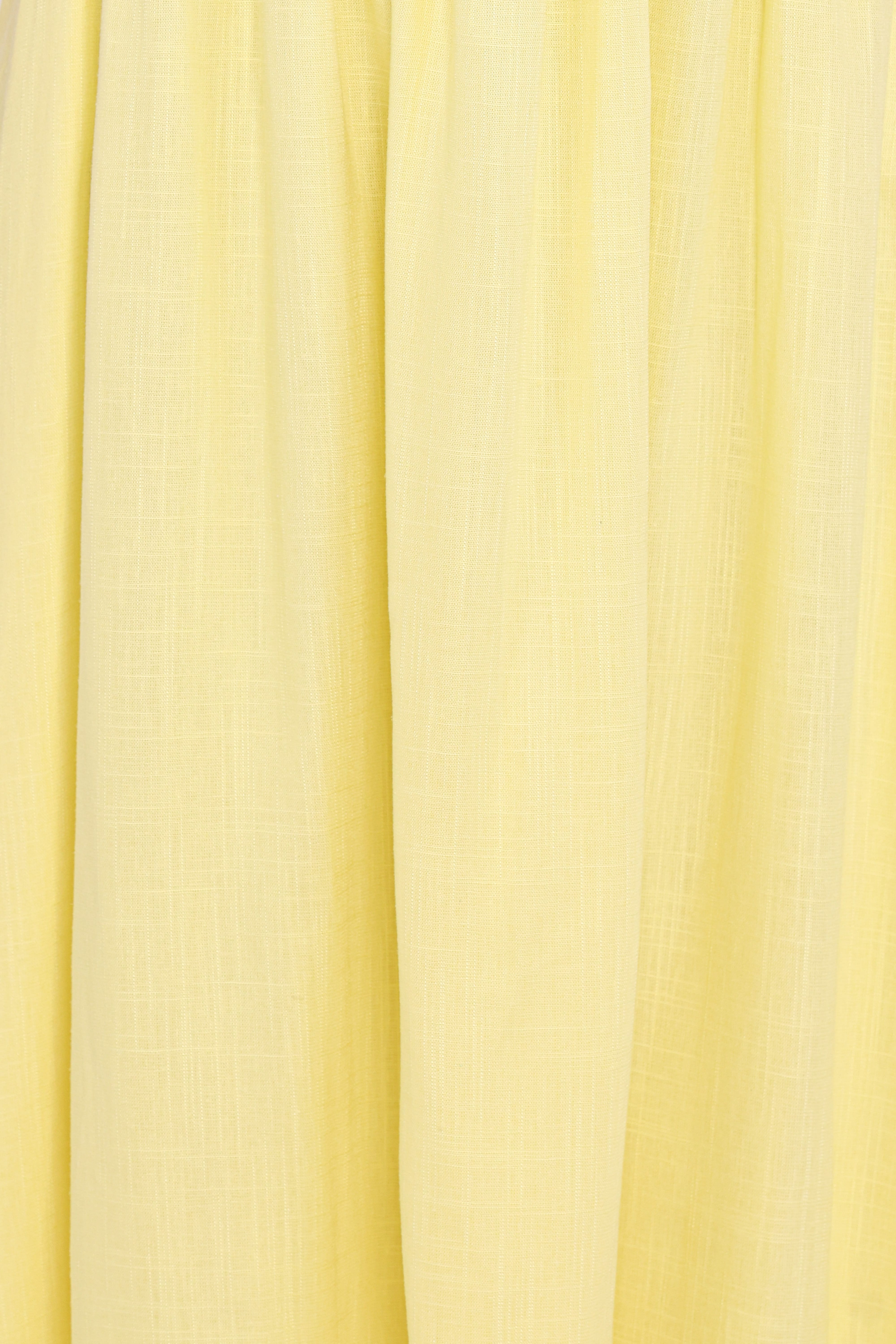 Kayt Strapless Dress - Butter Yellow