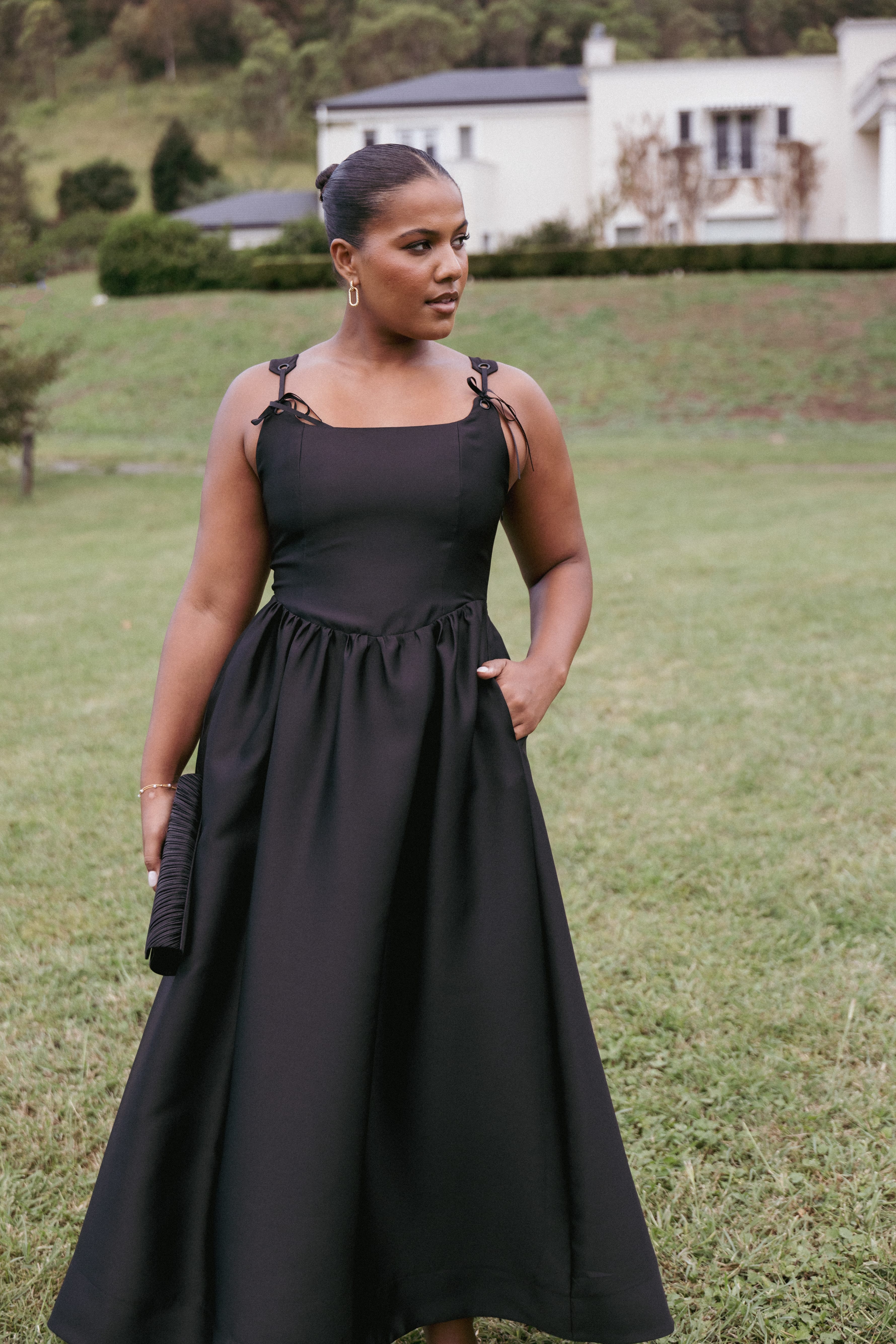 Marcelline Maxi Dress - Black