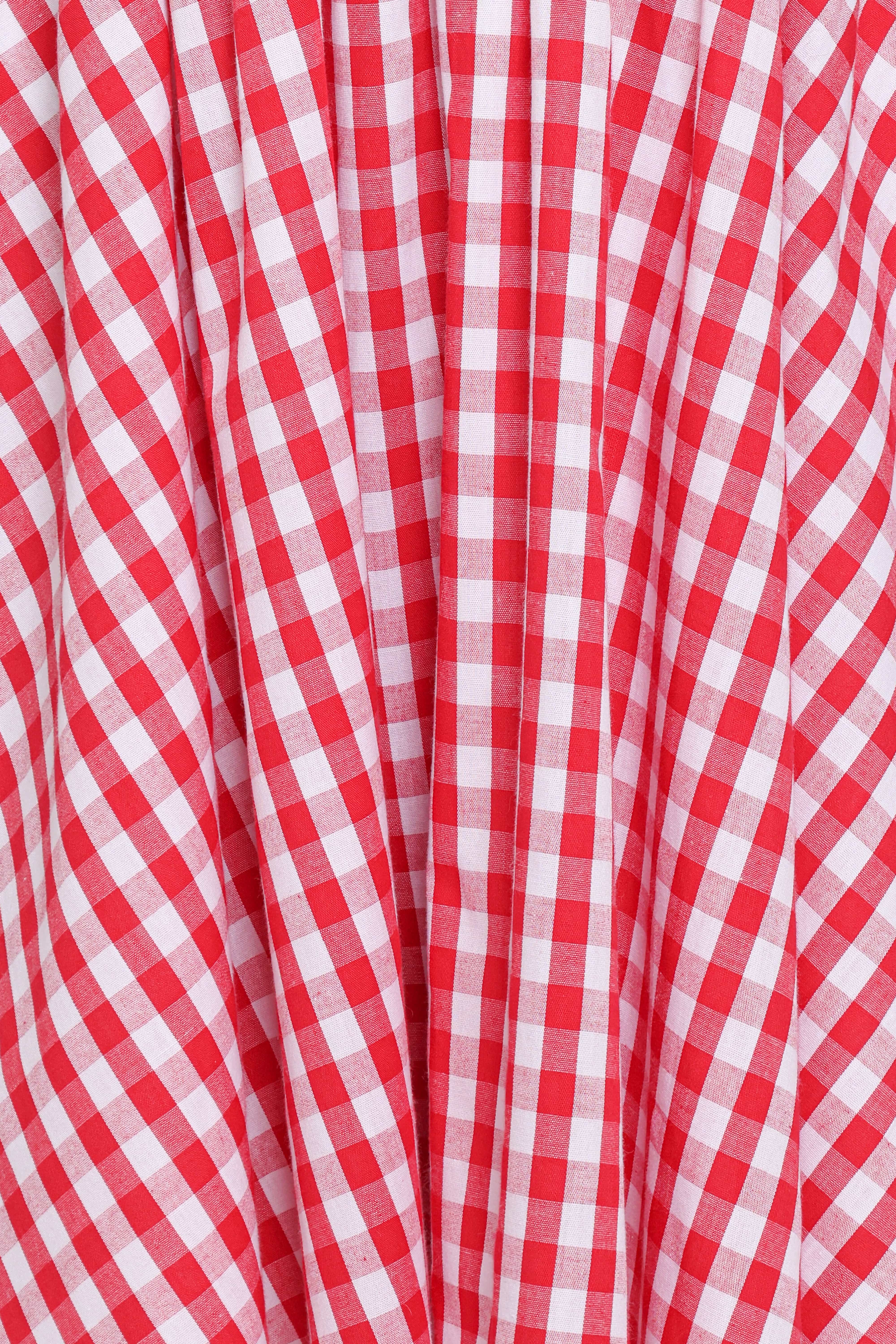 Naima Mini Dress - Red Gingham