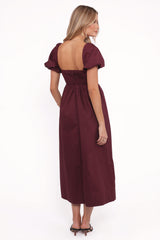 Remira Midi Dress - Cherry
