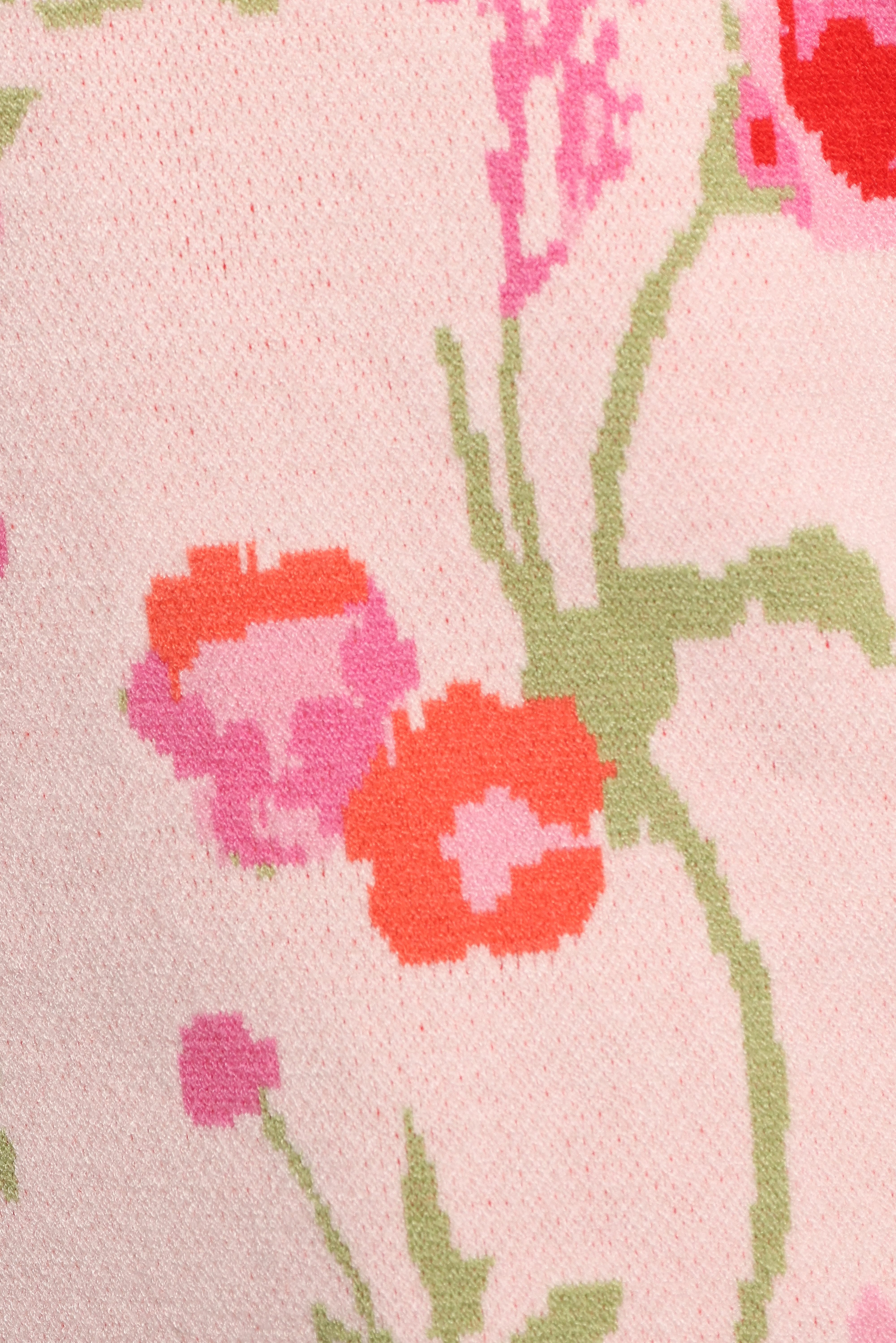 Keegan Flower Knit Sweater - Pink