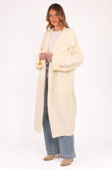Nova Long Cardigan - Cream