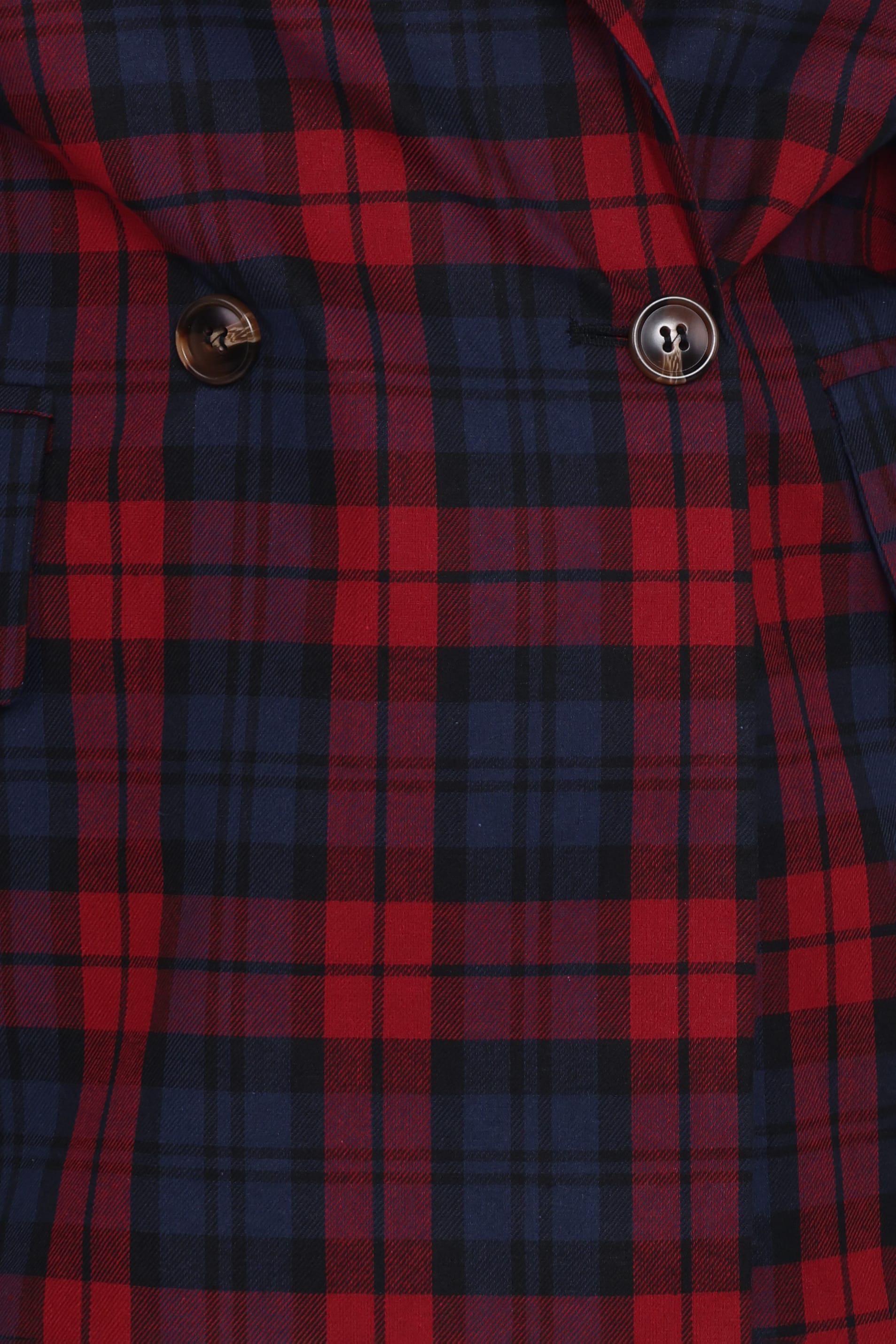 Juliette Blazer - Red Plaid