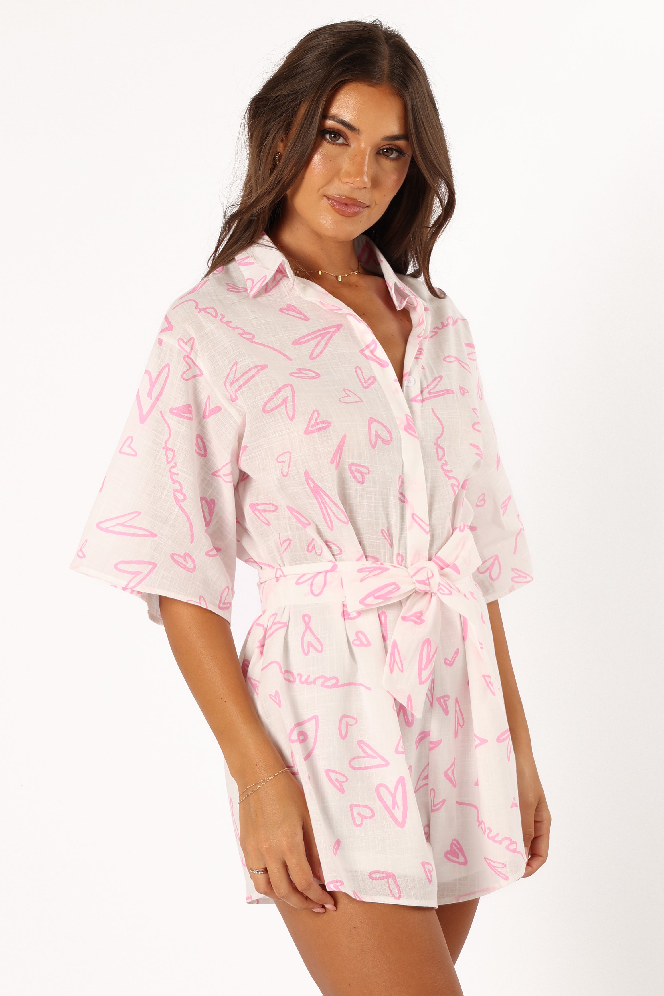 Kellie Romper - Amore Print