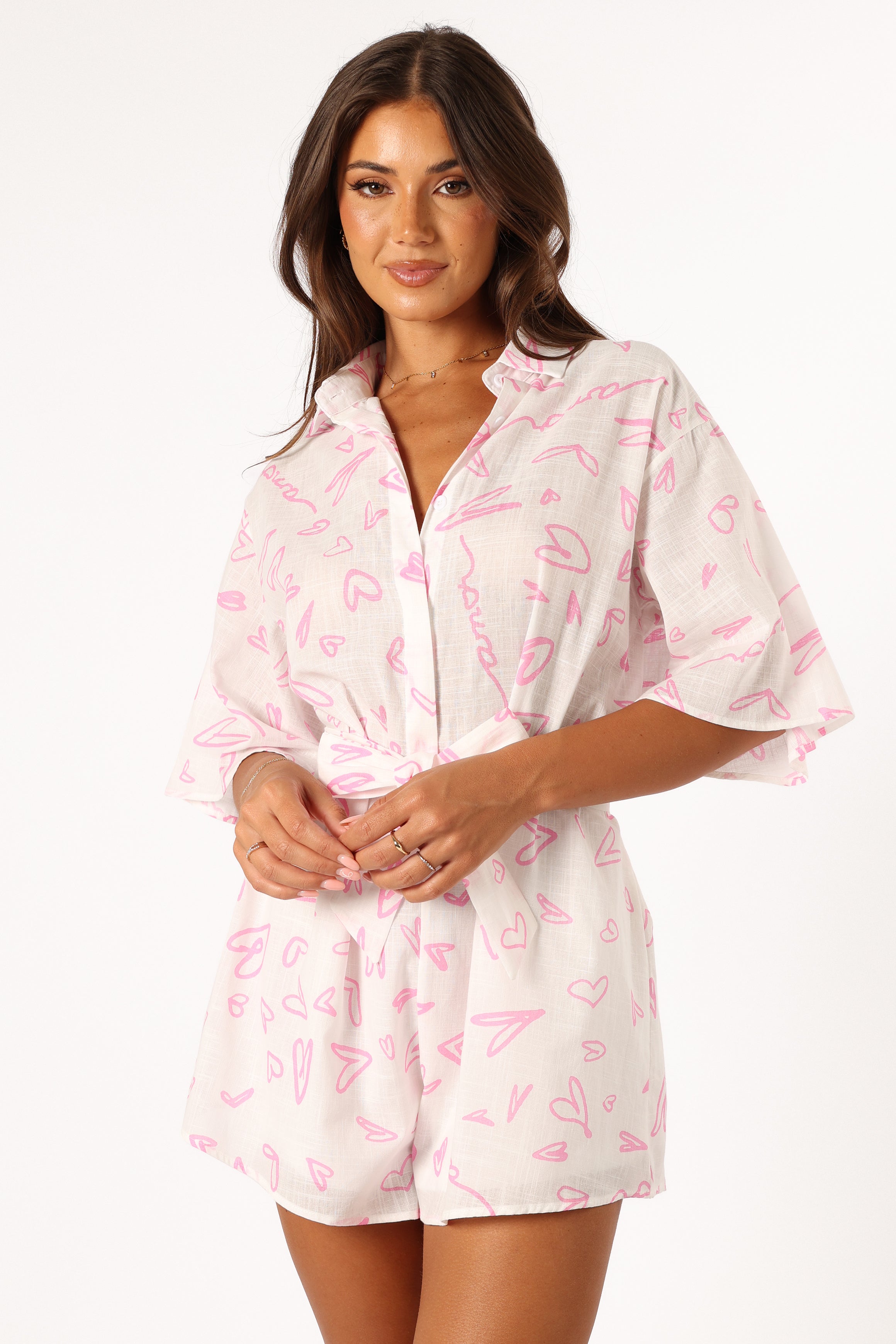Kellie Romper - Amore Print
