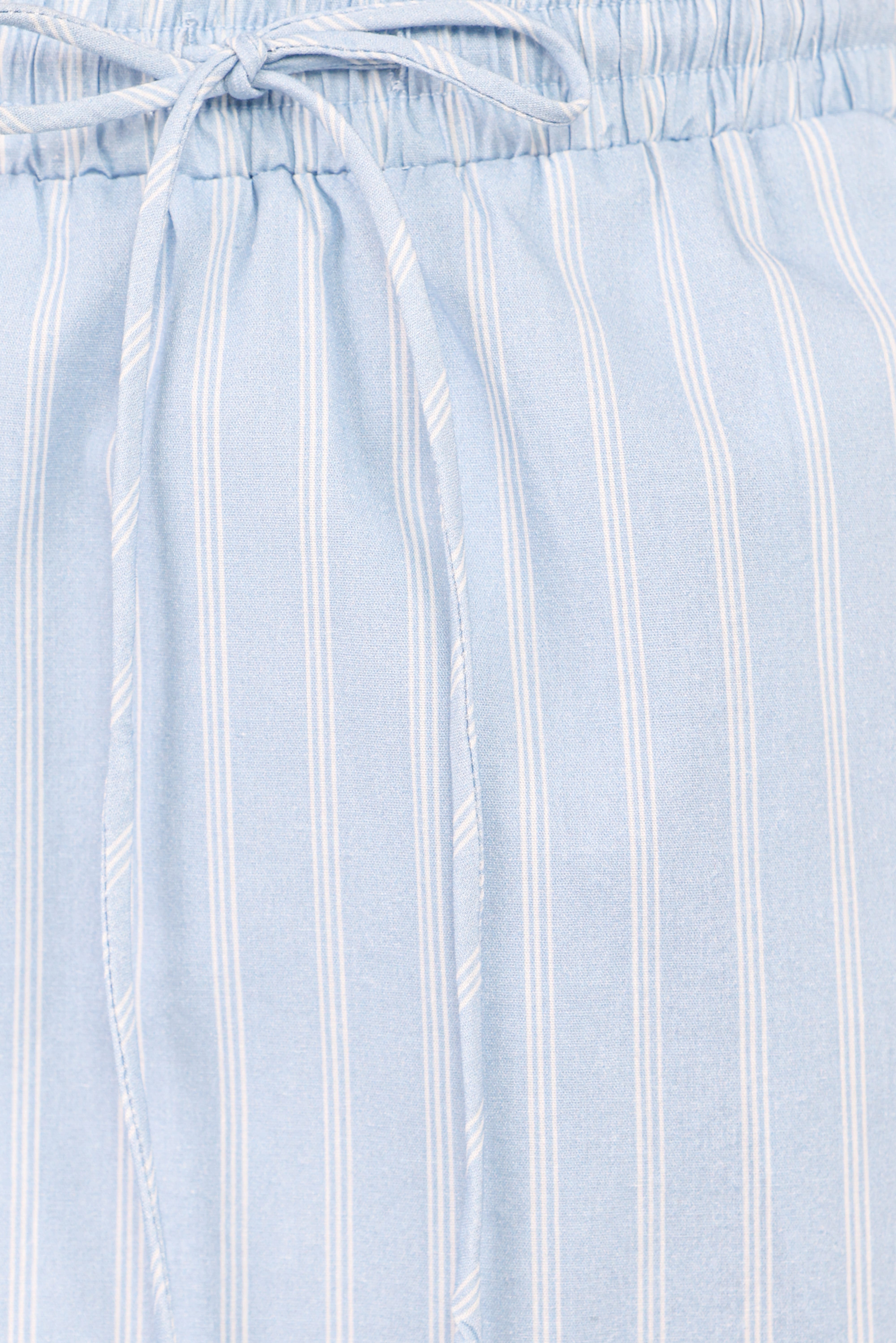 Daisy Skirt Set - Blue White Stripe