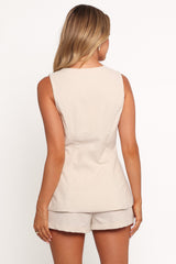 Wenni Short Set - Oatmeal