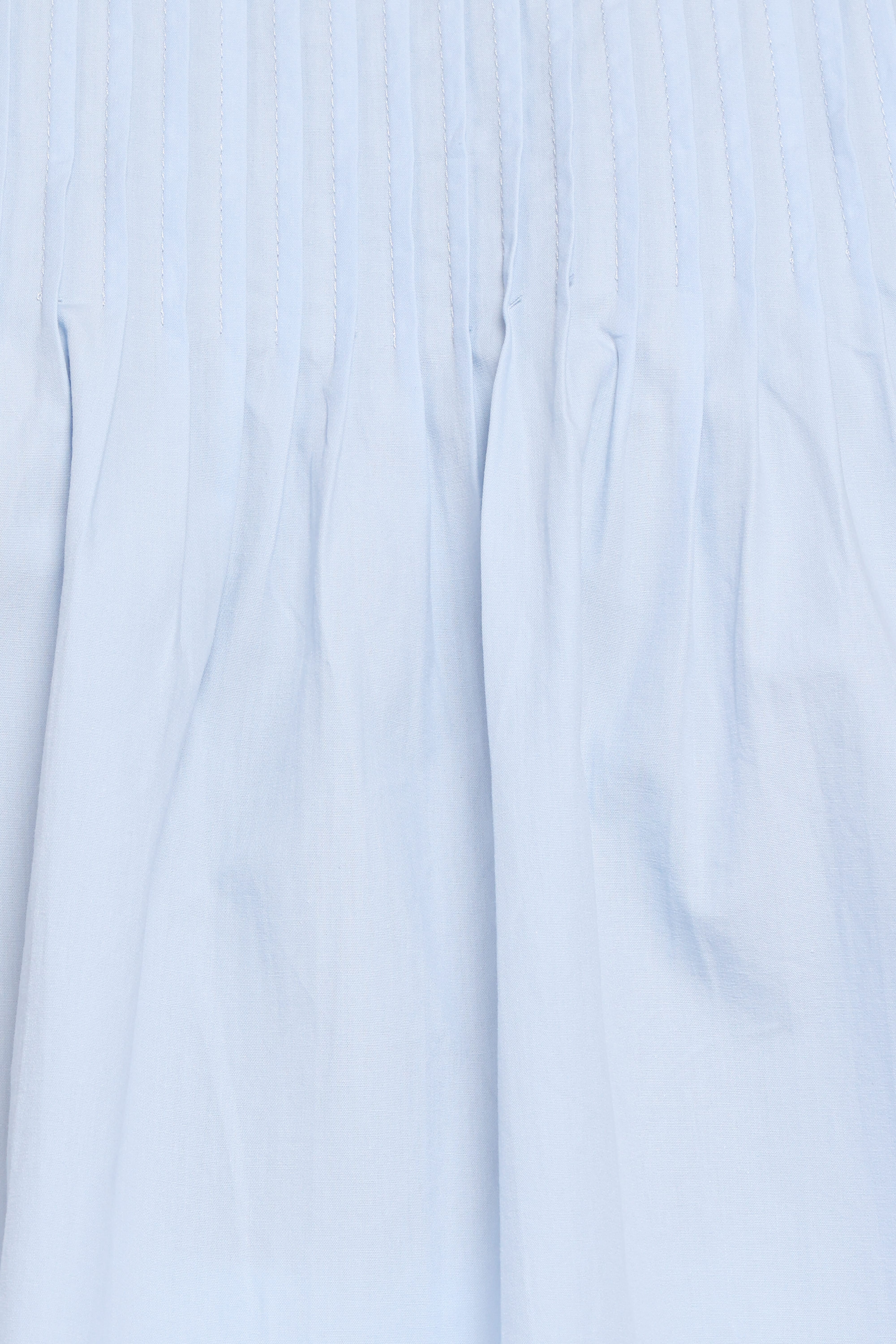 Abbot Pleated Top - Blue