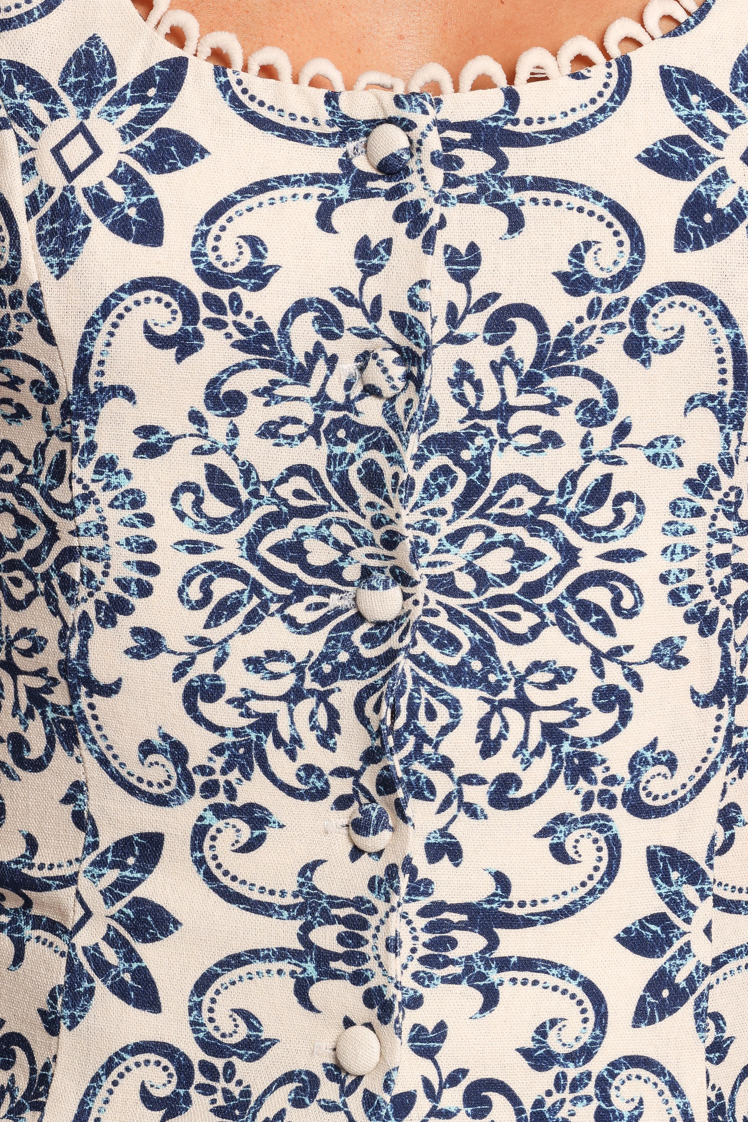 Jett Top - Azalea Mosaic