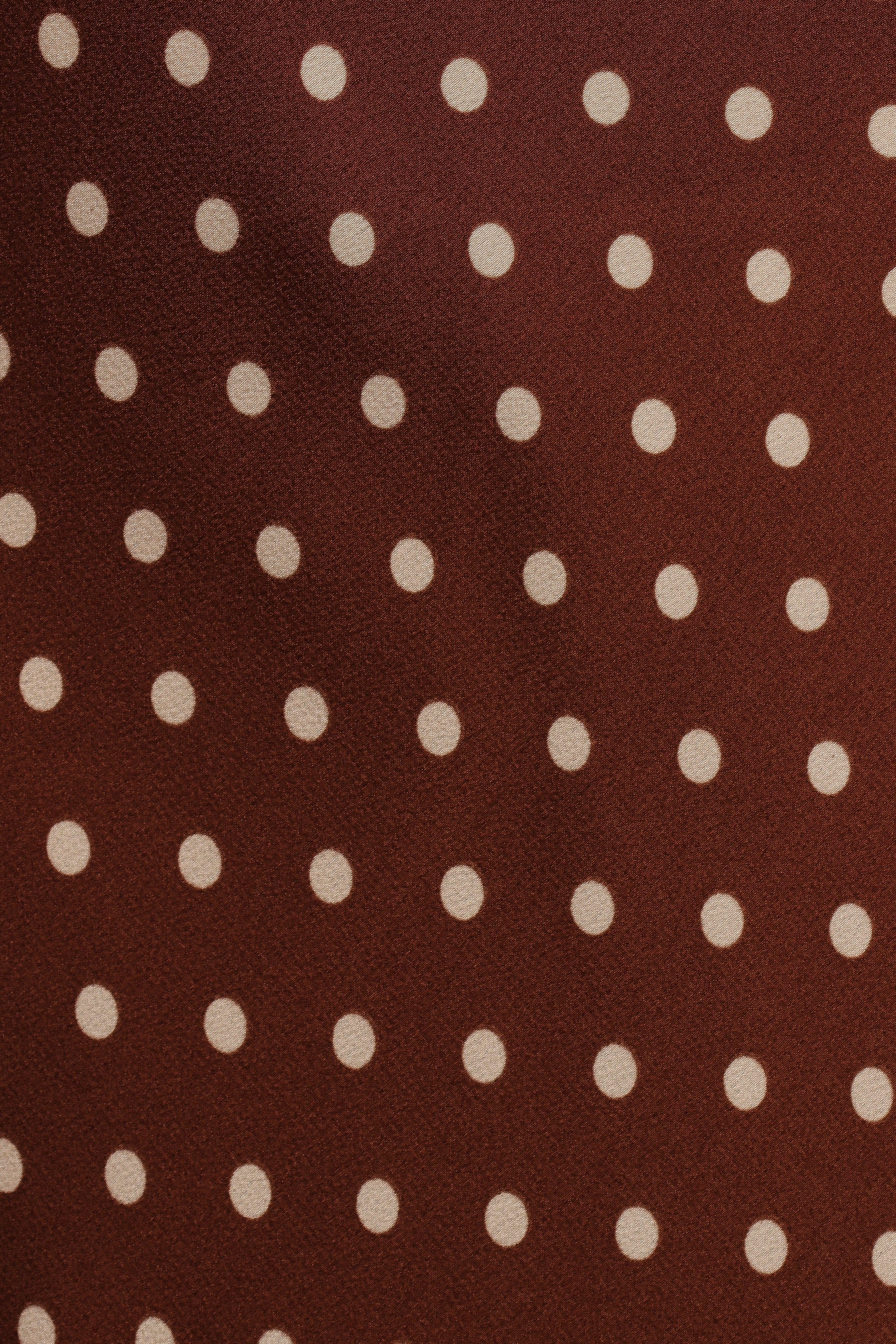 Kelso Top - Brown Polka Dot