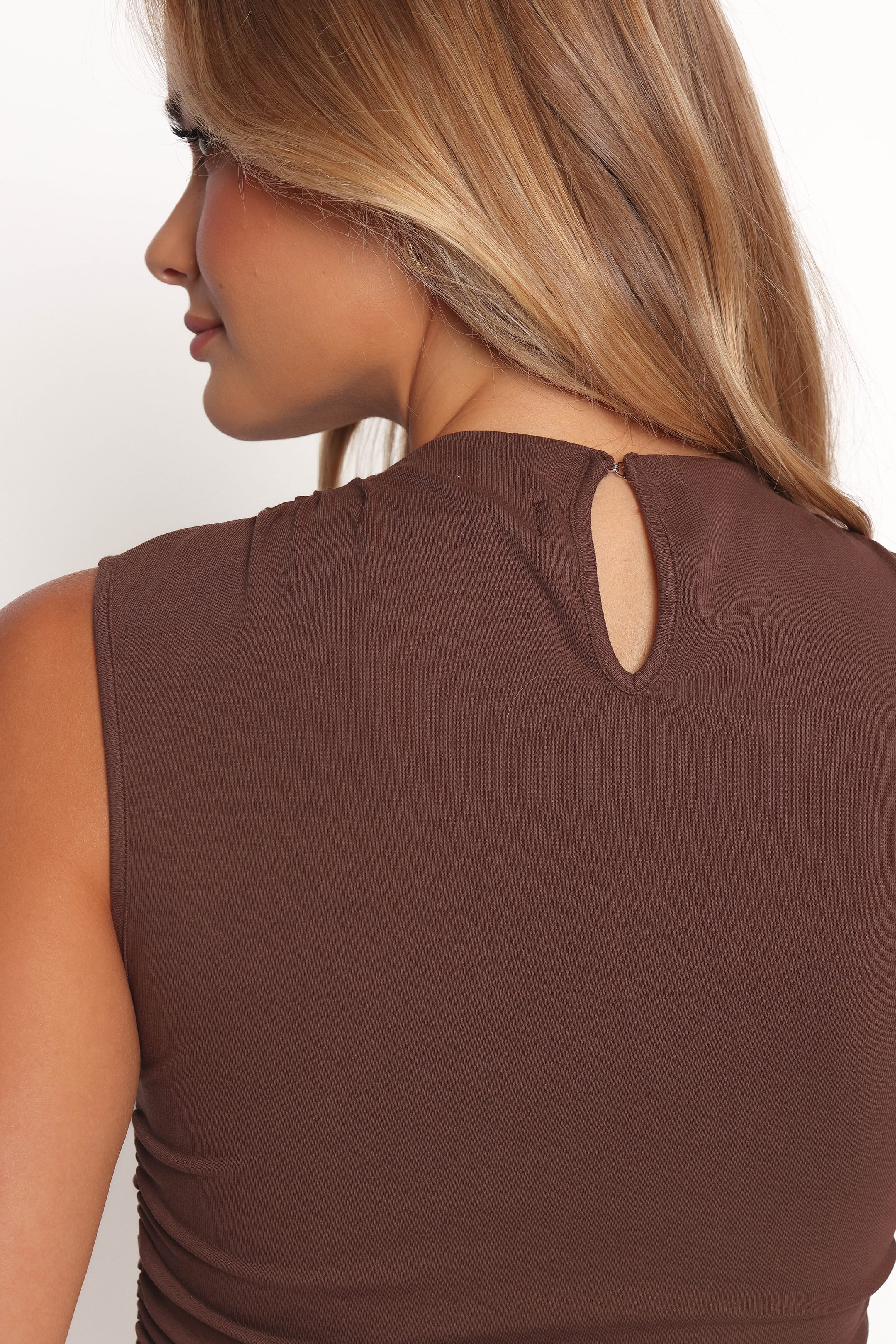 Nissa Top - Chocolate Brown