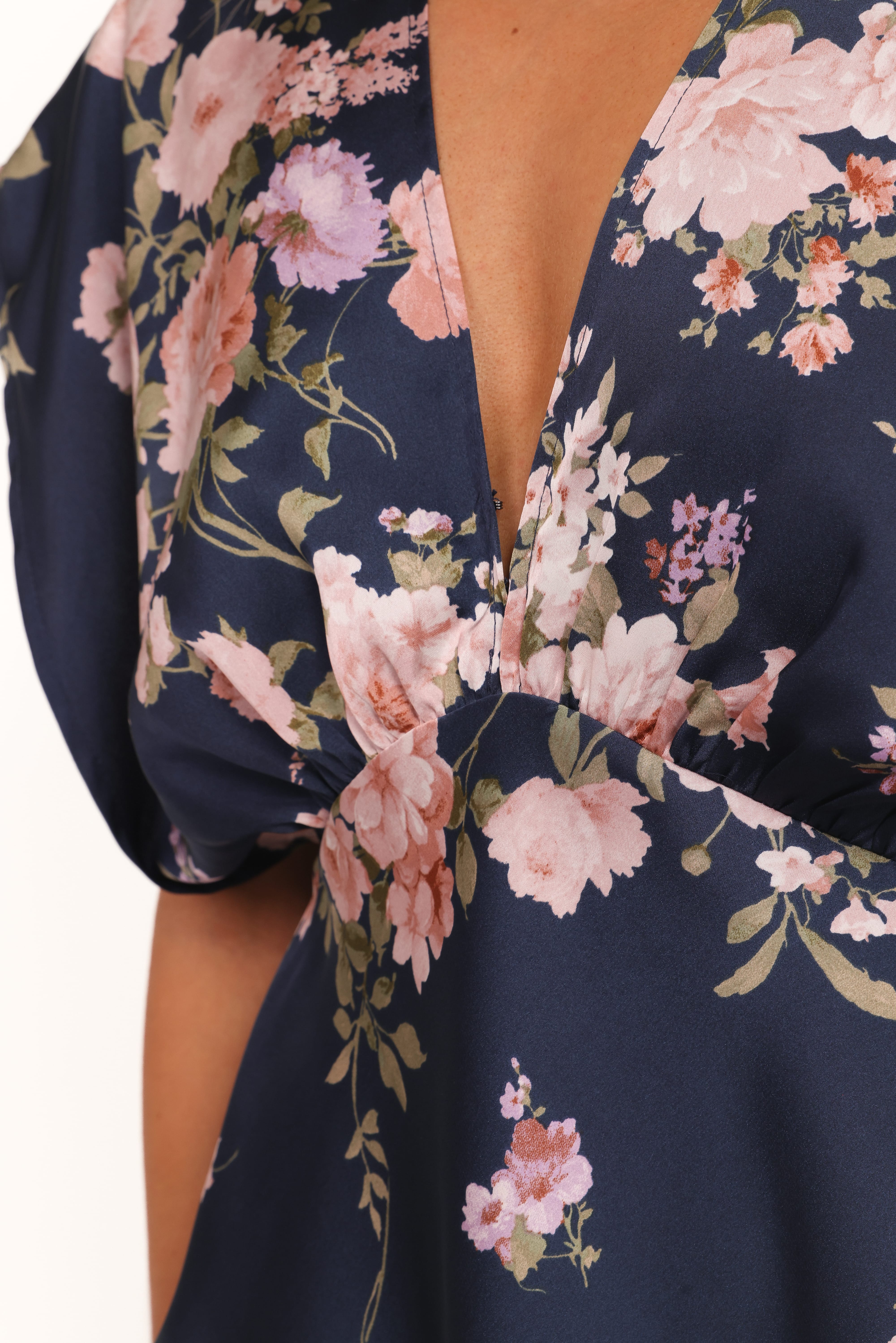 Ricki Top - Navy Floral